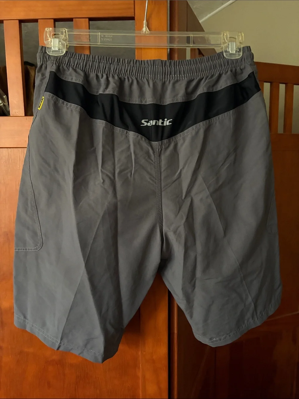 NWT Santic Men's Gray Athletic Cycling Shorts